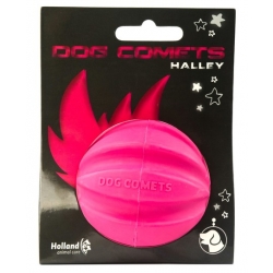 DOG COMETS Halley - piłka różowa